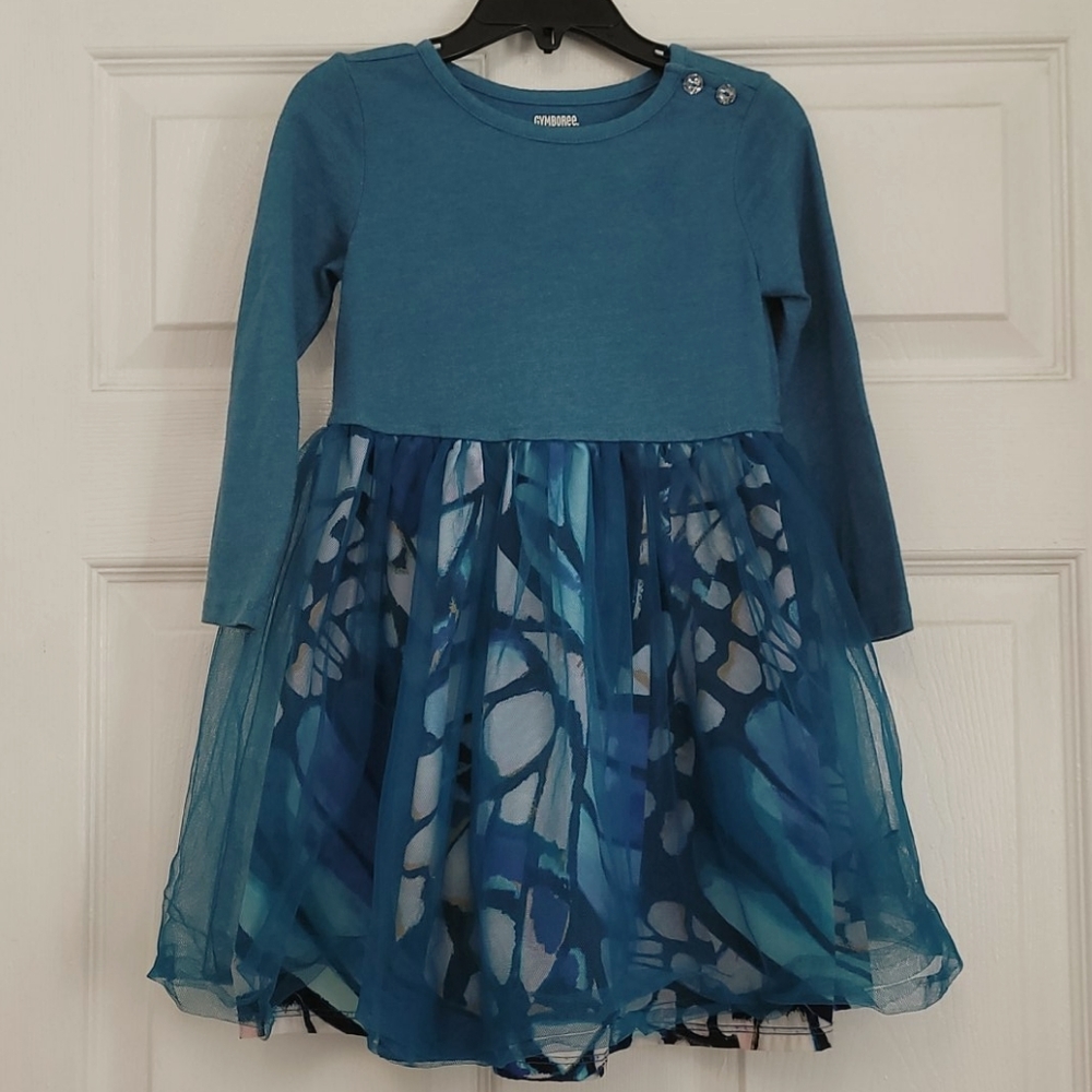 Gymboree girls blue dress